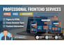 build a responsive frontend website using HTML CSS javascript